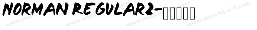 Norman Regular2字体转换